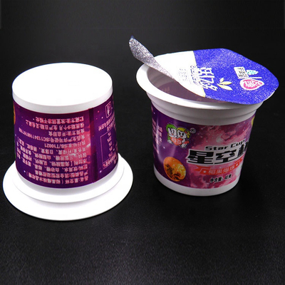 3 OEM fait sur commande de Logo Food Packaging de tasse de crème glacée de la tasse 100ml de yaourt de l'once pp