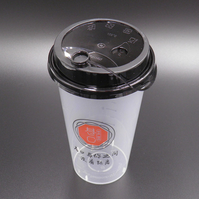 toxique inodore de tasse de thé de lait de bulle de 12oz 24oz 32oz d'injection en plastique de PPA non