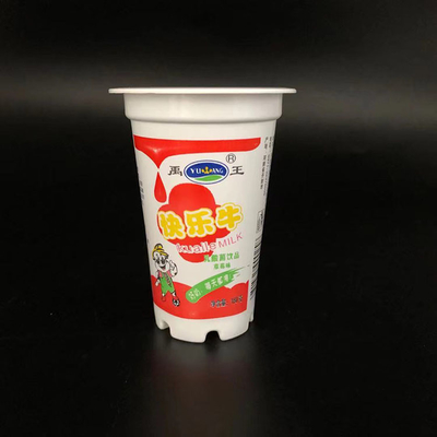 Tasse en plastique 180ml 100mm de yaourt de polypropylène
