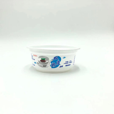 Bol en plastique jetable 8oz fait sur commande de yaourt de catégorie comestible de tasse de yaourt d'ODM