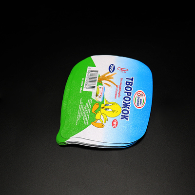 121mm de relief a imprimé des couvercles 37 Mic For Yogurt Food Containers de papier d'aluminium
