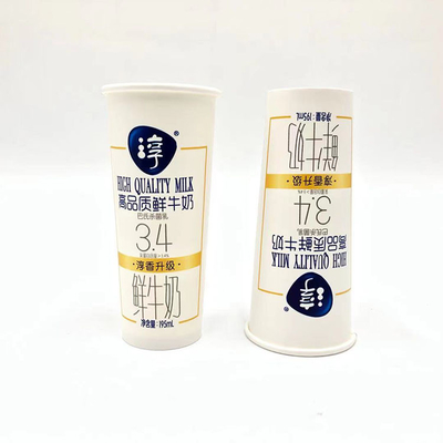 La tasse faite sur commande à mur unique d'emballage de yaourt de Logo Ice Cream 6oz déforment la preuve antiusure