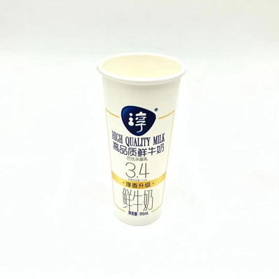 Catégorie comestible de personne de yaourt de tasse de PE d'ODM de papier congelé biodégradable 6oz pp
