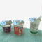 tasse en plastique imprimée faite sur commande blanche de smoothie de pp de lait de tasse jetable de /yogurt /Tea avec le couvercle coloful