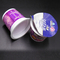 tasse en plastique de yaourt de tasses en plastique de la catégorie 100ml comestible avec les tasses en plastique de dessert de couvercles