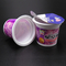 3 OEM fait sur commande de Logo Food Packaging de tasse de crème glacée de la tasse 100ml de yaourt de l'once pp