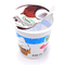 2,75&quot; pot blanc en plastique favorable à l'environnement de yaourt des tasses 125ml jetable