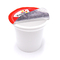 tasse en plastique congelée 32oz du yaourt 330ml avec le couvercle de papier d'aluminium à mur unique