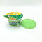 Vert 16 poids gerçant de tasses en plastique congelées de yaourt d'once anti 8g