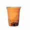 tasses de 90mm Dia Clear Milk Tea Plastic avec les couvercles 20oz 16oz 15oz non-toxiques