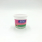 Coupe de yaourt en plastique de 125 ml avec couvercle en papier et couvercle en plastique